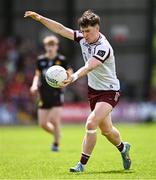 22 June 2025; Matthew Thompson of Galway during the GAA Football All-Ireland Senior Championship preliminary quarter-final match between Down and Galway at Páirc Esler in Newry, Down. Photo by Ben McShane/Sportsfile