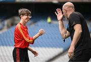 24 June 2025; Participants during the MD Sports GAA Football for ALL Day in Croke Park in Dublin. Photo by Ramsey Cardy/Sportsfile