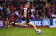 22 June 2025; Galway goalkeeper Conor Flaherty during the GAA Football All-Ireland Senior Championship preliminary quarter-final match between Down and Galway at Páirc Esler in Newry, Down. Photo by Ben McShane/Sportsfile