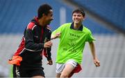 24 June 2025; Participants during the MD Sports GAA Football for ALL Day in Croke Park in Dublin. Photo by Ramsey Cardy/Sportsfile