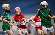 24 June 2025; Action from the match between Gaeltacht lorrais, Mayo, and Daingean Uí Chúis, Dingle, Kerry, at the GAAgaeilge Go Games at Croke Park in Dublin. Photo by Ramsey Cardy/Sportsfile