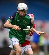 24 June 2025; Action from the match between Gaeltacht lorrais, Mayo, and Daingean Uí Chúis, Dingle, Kerry, at the GAAgaeilge Go Games at Croke Park in Dublin. Photo by Ramsey Cardy/Sportsfile
