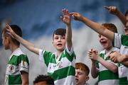 24 June 2025; The Cluain Dolcáin, Dublin, team during the GAAgaeilge Go Games at Croke Park in Dublin. Photo by Ramsey Cardy/Sportsfile