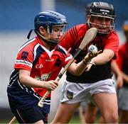 24 June 2025; Action from the match between Mungairit / Naomh Pól, Moneteen, Limerick, and An Mhodhscoil, Limerick, at the GAAgaeilge Go Games at Croke Park in Dublin. Photo by Ramsey Cardy/Sportsfile
