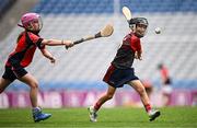 24 June 2025; Action from the match between Mungairit / Naomh Pól, Moneteen, Limerick, and An Mhodhscoil, Limerick, at the GAAgaeilge Go Games at Croke Park in Dublin. Photo by Ramsey Cardy/Sportsfile