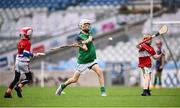 24 June 2025; Action from the match between Gaeltacht lorrais, Mayo, and Daingean Uí Chúis, Dingle, Kerry, at the GAAgaeilge Go Games at Croke Park in Dublin. Photo by Ramsey Cardy/Sportsfile