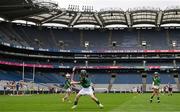 24 June 2025; Action from the match between Gaeltacht lorrais, Mayo, and Daingean Uí Chúis, Dingle, Kerry, at the GAAgaeilge Go Games at Croke Park in Dublin. Photo by Ramsey Cardy/Sportsfile