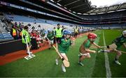 24 June 2025; Players from Gaeltacht lorrais, Mayo, at the GAAgaeilge Go Games at Croke Park in Dublin. Photo by Ramsey Cardy/Sportsfile