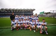 24 June 2025; The Scoil San Treasa, Stillorgan, Dublin, team at the GAAgaeilge Go Games at Croke Park in Dublin. Photo by Ramsey Cardy/Sportsfile