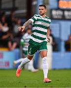 16 June 2025; Lee Grace of Shamrock Rovers during the SSE Airtricity Men's Premier Division match between Drogheda United and Shamrock Rovers at Sullivan & Lambe Park in Drogheda, Louth. Photo by Ben McShane/Sportsfile