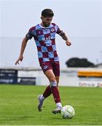 16 June 2025; Luke Heeney of Drogheda United during the SSE Airtricity Men's Premier Division match between Drogheda United and Shamrock Rovers at Sullivan & Lambe Park in Drogheda, Louth. Photo by Ben McShane/Sportsfile
