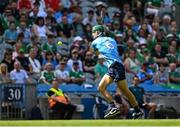 21 June 2025; Chris Crummey of Dublin during the GAA Hurling All-Ireland Senior Championship quarter-final match between Dublin and Limerick at Croke Park in Dublin. Photo by Daire Brennan/Sportsfile