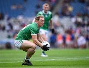 22 June 2025; Peter Nash of Limerick during the Tailteann Cup semi-final match between Wicklow and Limerick at Croke Park in Dublin. Photo by Piaras Ó Mídheach/Sportsfile