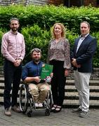 25 June 2025; Paralympics Ireland today launched Gateways & Pathways: Athlete and Coach Experiences of Para Sport in Ireland — a landmark research project conducted in partnership with the University of Limerick which provides vital new insights into the realities of Para sport participation in Ireland. Pictured at the launch in UL are, from left, Associate Professor of Physical Activity and Sport Participation at the University of Limerick Dr Seán Healy, Research Assistant Alan Dineen, Course Director of the BSc Physical Education programme at the University of Limerick Professor Elaine Murtagh and Associate Professor in Coaching Science at the University of Limerick Dr Ian Sherwin. Photo by Brendan Moran/Sportsfile