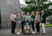 25 June 2025; Paralympics Ireland today launched Gateways & Pathways: Athlete and Coach Experiences of Para Sport in Ireland — a landmark research project conducted in partnership with the University of Limerick which provides vital new insights into the realities of Para sport participation in Ireland. Pictured at the launch in UL are, from left, Associate Professor of Physical Activity and Sport Participation at the University of Limerick Dr Seán Healy, Provost/Deputy President of the University of Limerick Professor Ann Ledwith, Paralympics Ireland CEO Stephen McNamara, Research Assistant Alan Dineen, Paralympics Ireland president Lisa Clancy, Paralympian Sarah Slattery, Course Director of the BSc Physical Education programme at the University of Limerick Professor Elaine Murtagh and Associate Professor in Coaching Science at the University of Limerick Dr Ian Sherwin. Photo by Brendan Moran/Sportsfile
