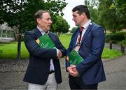 25 June 2025; Paralympics Ireland today launched Gateways & Pathways: Athlete and Coach Experiences of Para Sport in Ireland — a landmark research project conducted in partnership with the University of Limerick which provides vital new insights into the realities of Para sport participation in Ireland. Pictured at the launch in UL are Associate Professor in Coaching Science at the University of Limerick Dr Ian Sherwin, left, and Representative of the Metropolitan District of Limerick Cllr Frankie Daly. Photo by Brendan Moran/Sportsfile