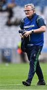 22 June 2025; Limerick manager Jimmy Lee at half-time during the Tailteann Cup semi-final match between Wicklow and Limerick at Croke Park in Dublin. Photo by Piaras Ó Mídheach/Sportsfile