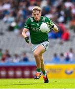 22 June 2025; Josh Largo Elis of Fermanagh during the Tailteann Cup semi-final match between Kildare and Fermanagh at Croke Park in Dublin. Photo by Piaras Ó Mídheach/Sportsfile