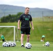 25 June 2025; Assistant head coach Alan Mahon during a Republic of Ireland women training session at North Area Athletic Complex in Arvada, Colorado, USA. Photo by Stephen McCarthy/Sportsfile