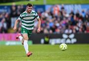 23 June 2025; Josh Honohan of Shamrock Rovers during the SSE Airtricity Men's Premier Division match between Bohemians and Shamrock Rovers at Dalymount Park in Dublin. Photo by Shauna Clinton/Sportsfile