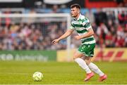 23 June 2025; Josh Honohan of Shamrock Rovers during the SSE Airtricity Men's Premier Division match between Bohemians and Shamrock Rovers at Dalymount Park in Dublin. Photo by Shauna Clinton/Sportsfile