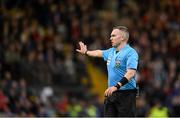 23 June 2025; Referee Kevin O'Sullivan during the SSE Airtricity Men's Premier Division match between Bohemians and Shamrock Rovers at Dalymount Park in Dublin. Photo by Shauna Clinton/Sportsfile