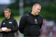23 June 2025; Bohemians manager Alan Reynolds during the SSE Airtricity Men's Premier Division match between Bohemians and Shamrock Rovers at Dalymount Park in Dublin. Photo by Shauna Clinton/Sportsfile