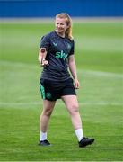25 June 2025; Performance coach Holly Pickett during a Republic of Ireland women training session at North Area Athletic Complex in Arvada, Colorado, USA. Photo by Stephen McCarthy/Sportsfile