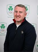 25 July 2025; Olympic Federation of Ireland athletes commission member Paddy Barnes during the Olympic Federation of Ireland AGM at The Alex Hotel in Dublin. Photo by Seb Daly/Sportsfile