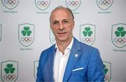 25 July 2025; Roy Baker, Kickboxing Ireland, during the Olympic Federation of Ireland AGM at The Alex Hotel in Dublin. Photo by Seb Daly/Sportsfile