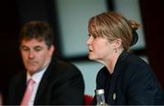 25 July 2025; Olympic Federation of Ireland vice president Sarah O'Shea during the Olympic Federation of Ireland AGM at The Alex Hotel in Dublin. Photo by Seb Daly/Sportsfile