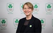 25 July 2025; Olympic Federation of Ireland vice president Sarah O'Shea during the Olympic Federation of Ireland AGM at The Alex Hotel in Dublin. Photo by Seb Daly/Sportsfile