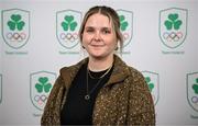 25 July 2025; Olympic Federation of Ireland social media and communications executive Suzanne Casey during the Olympic Federation of Ireland AGM at The Alex Hotel in Dublin. Photo by Seb Daly/Sportsfile