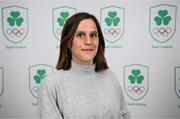 25 July 2025; Coralie Picault of Olympic Handball Ireland during the Olympic Federation of Ireland AGM at The Alex Hotel in Dublin. Photo by Seb Daly/Sportsfile