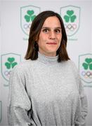 25 July 2025; Coralie Picault of Olympic Handball Ireland during the Olympic Federation of Ireland AGM at The Alex Hotel in Dublin. Photo by Seb Daly/Sportsfile