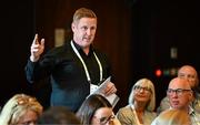 25 July 2025; Ireland Lacrosse chief executive Michael Kennedy during the Olympic Federation of Ireland AGM at The Alex Hotel in Dublin. Photo by Seb Daly/Sportsfile