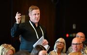 25 July 2025; Ireland Lacrosse chief executive Michael Kennedy during the Olympic Federation of Ireland AGM at The Alex Hotel in Dublin. Photo by Seb Daly/Sportsfile