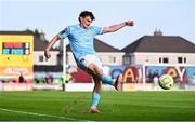 20 June 2025; Simon Power of St Patrick's Athletic during the SSE Airtricity Men's Premier Division match between Galway United and St Patrick's Athletic at Eamonn Deacy Park in Galway. Photo by Piaras Ó Mídheach/Sportsfile