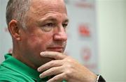 24 June 2025; IRFU performance director David Humphreys during an Ireland rugby media conference at the IRFU High Performance Centre at the Sport Ireland Campus in Dublin. Photo by Brendan Moran/Sportsfile