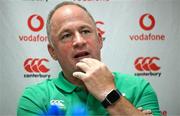 24 June 2025; IRFU performance director David Humphreys during an Ireland rugby media conference at the IRFU High Performance Centre at the Sport Ireland Campus in Dublin. Photo by Brendan Moran/Sportsfile