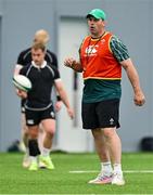 24 June 2025; Assistant coach Denis Leamy during the Ireland rugby squad training at the IRFU High Performance Centre at the Sport Ireland Campus in Dublin. Photo by Brendan Moran/Sportsfile