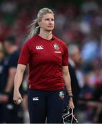 20 June 2025; British & Irish Lions massage therapist Susie Gill before the Lions 1888 Cup match between the British & Irish Lions and Argentina at the Aviva Stadium in Dublin. Photo by Brendan Moran/Sportsfile