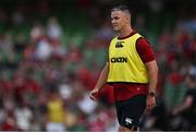 20 June 2025; British & Irish Lions assistant coach Jonathan Sexton before the Lions 1888 Cup match between the British & Irish Lions and Argentina at the Aviva Stadium in Dublin. Photo by Brendan Moran/Sportsfile