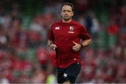 20 June 2025; British & Irish Lions strength & conditioning coach and sport scientist Ben Pollard before the Lions 1888 Cup match between the British & Irish Lions and Argentina at the Aviva Stadium in Dublin. Photo by Brendan Moran/Sportsfile