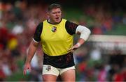 20 June 2025; Tadhg Furlong of British & Irish Lions before the Lions 1888 Cup match between the British & Irish Lions and Argentina at the Aviva Stadium in Dublin. Photo by Brendan Moran/Sportsfile