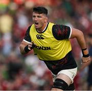20 June 2025; Tom Curry of British & Irish Lions before the Lions 1888 Cup match between the British & Irish Lions and Argentina at the Aviva Stadium in Dublin. Photo by Brendan Moran/Sportsfile