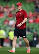 20 June 2025; British & Irish Lions strength & conditioning coach Dan Tobin before the Lions 1888 Cup match between the British & Irish Lions and Argentina at the Aviva Stadium in Dublin. Photo by Brendan Moran/Sportsfile