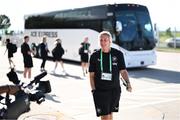 26 June 2025; Republic of Ireland head coach Carla Ward before the women's international friendly match between the USA and Republic of Ireland at Dick’s Sporting Goods Park in Commerce City, Colorado, USA. Photo by Stephen McCarthy/Sportsfile