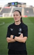 26 June 2025; Megan Campbell of Republic of Ireland before the women's international friendly match between the USA and Republic of Ireland at Dick’s Sporting Goods Park in Commerce City, Colorado, USA. Photo by Stephen McCarthy/Sportsfile