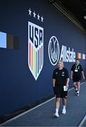 26 June 2025; Republic of Ireland head coach Carla Ward before the women's international friendly match between the USA and Republic of Ireland at Dick’s Sporting Goods Park in Commerce City, Colorado, USA. Photo by Stephen McCarthy/Sportsfile